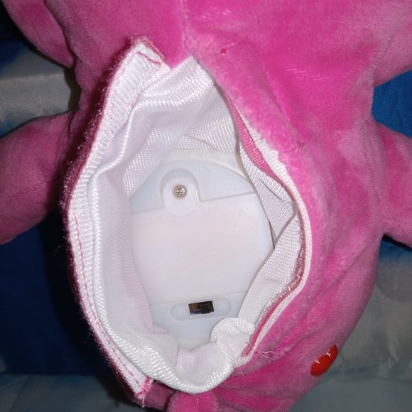 Pink Cheer Bear Hug & Giggle Care Bears Rainbow Plush Vibrates 2016 WORKS! - Picture 5 of 5